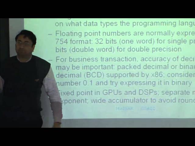 Mod-01 Lec-04 Instruction set architecture