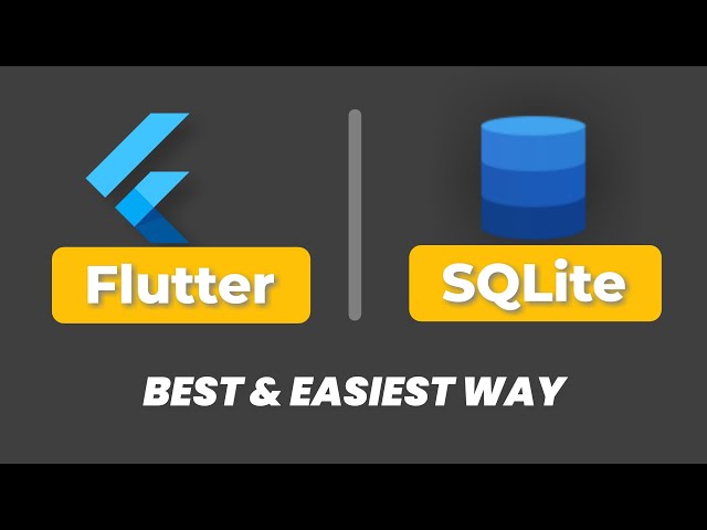 Flutter SQFlite Easiest Tutorial | SQLite in Flutter | Flutter Local Database | Flutter beginners
