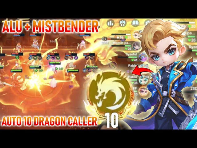 MISTBENDER + COMMANDER ALUCARD ADALAH KUNCI ULTRA SYNERGY 10 DRAGON CALLER  MAGIC CHESS GOGO