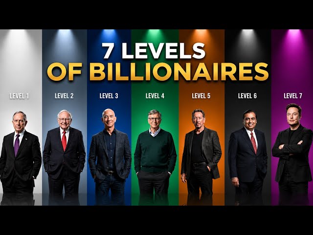 The 7 Levels of Billionaires Explained In 15 Minutes 