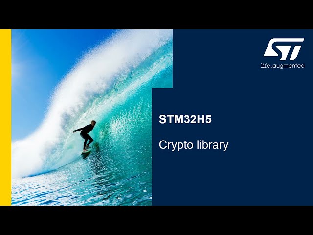 STM32H5 MCU Series - Security-Crypto Lib (H5CRYPTOLIB)