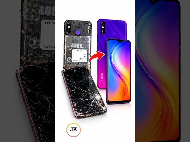 Tecno Spark Go Plus Restoration | From Damaged to Like New! 😍 #tecno #shots #phonerepair