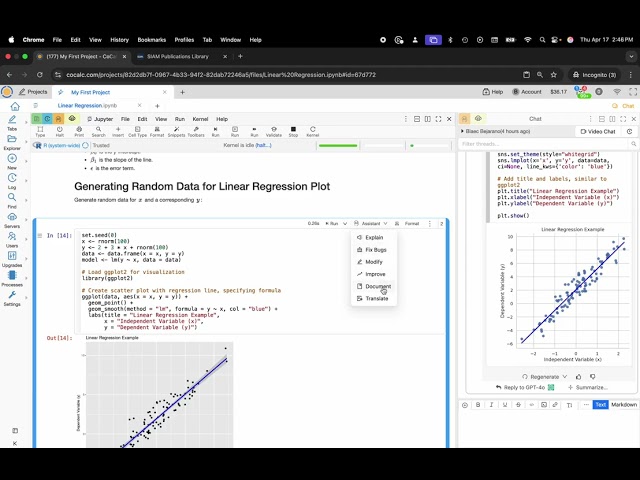 How to Translate from R to Python in Jupyter Notebooks with CoCalc
