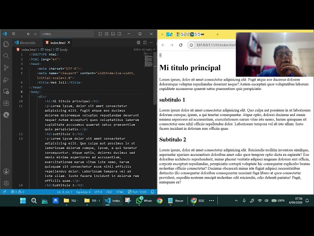 Sesion 01 - Introducción al HTML y CSS