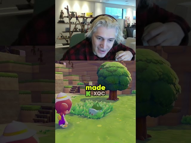 xQc can’t believe the bad textures in the $90 Pokémon Pokopia game 💀