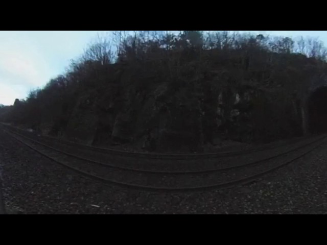 360 video - Cathedral Express Steam Loco - Bristol to Bath Brunel Viaduct Section at St Annes