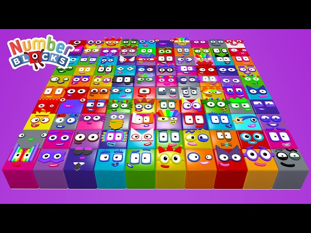 Numberblocks Cube Step Squad Song 1 to 100 | Learn Big Numbers for Kids