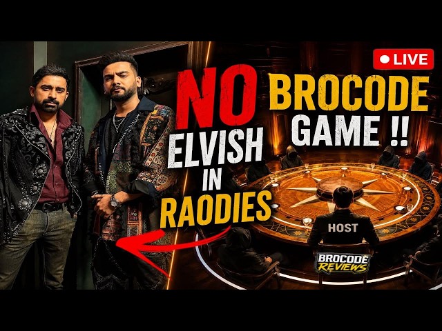 #ElvishYadav Says No to #Roadies| Mind game with BroCode Reviews|