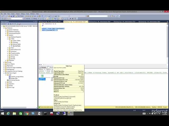 Mastering the Basics of SQL Server Query Optimization - Non Clustered Indexes on Heaps