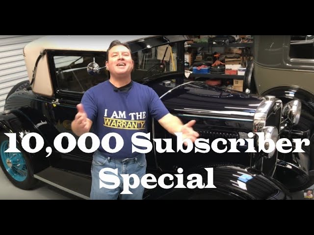 How to service a Ford Model A - The 10,000 Mile Service performed on a 1931 Ford Model A