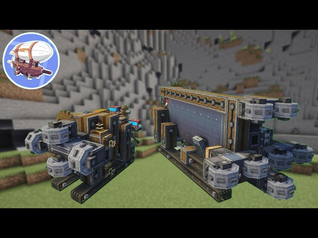 Aeronautics Mining Machines Are WAY Better Than Normal Ones | Minecraft Tutorial