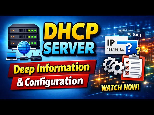 DHCP Server Explained | Deep Information & Configuration | Networking Tutorial Hindi | ICNT Gyan