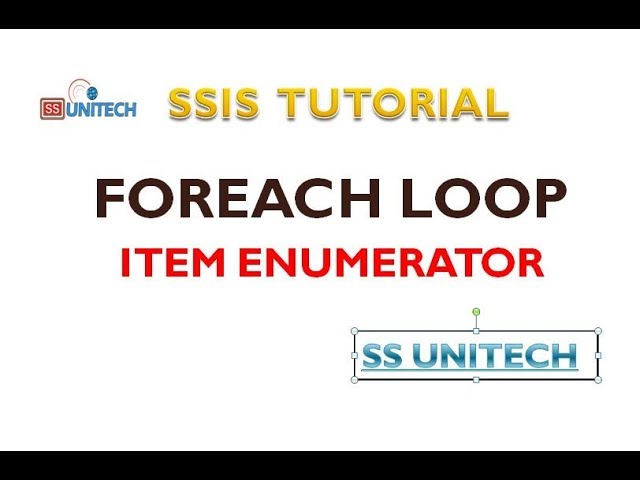 Foreach loop Item Enumerator in SSIS | ssis interview questions and answers | ssis tutorial part 47