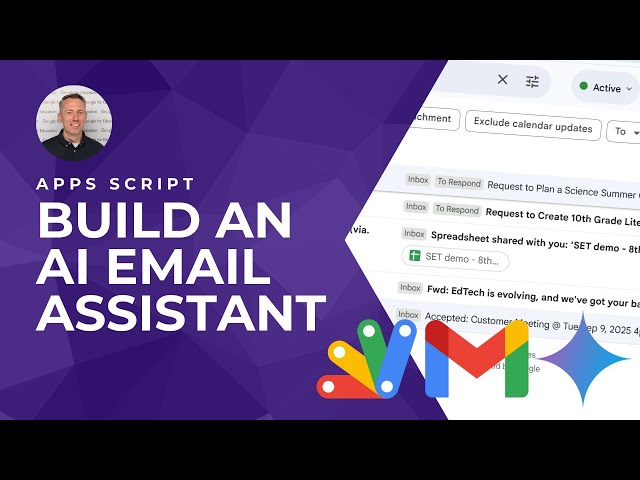 Automate Gmail with Google Apps Script & Gemini AI | Full Tutorial