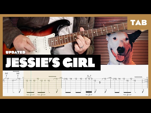 Rick Springfield - Jessie's Girl - Guitar Tab | Lesson | Cover | Tutorial