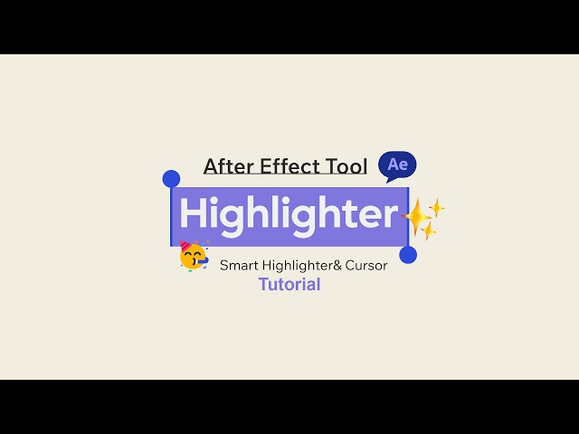 Highlighter for After Effects: Tutorial