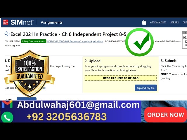 Excel 2021 In Practice - Ch 8 Independent Project 8-5 #exceindpendentproject