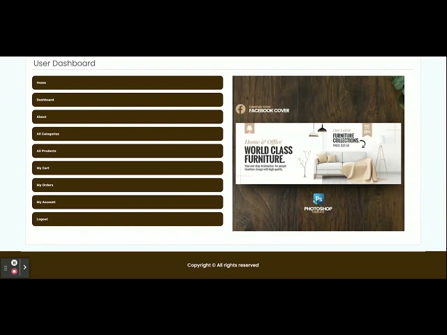 Online Furniture Shop Mini Project | Spring Boot Angular Project | Spring Boot CRUD Project