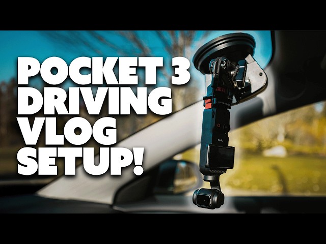 Easy Car vlog Setup! with DJI Pocket 3