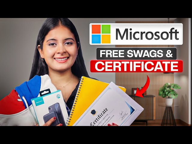 Microsoft & Google FREE Courses 2026 | Future Proof Certificate + Free Swags | Microsoft Free Swags