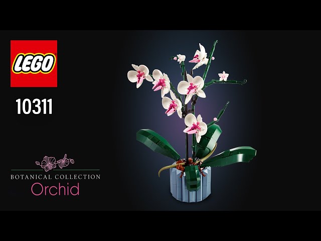LEGO® ICONS™ | Orchid (10311)[608 pcs] Step-by-Step Building Instructions | Top Brick Builder