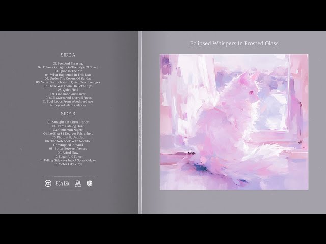 Eclipsed Whispers In Frosted Glass LP | Kat Records Presents Twilight Echoes in Velvet Shadows