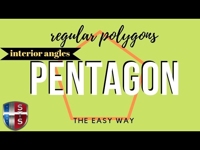 How to calculate the sum of interior angles of a pentagon