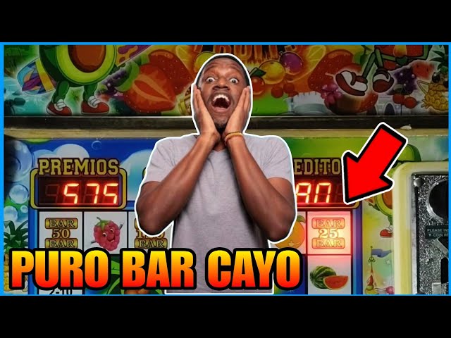 Part 2 Playing the SUPER FRUIT slot machine and I won almost $20,000 😱😱 pure BAR started falling 😱