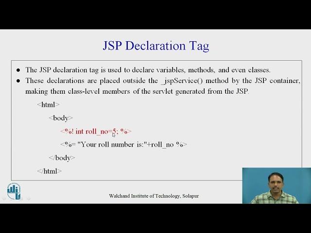 Java Server Pages Part-II