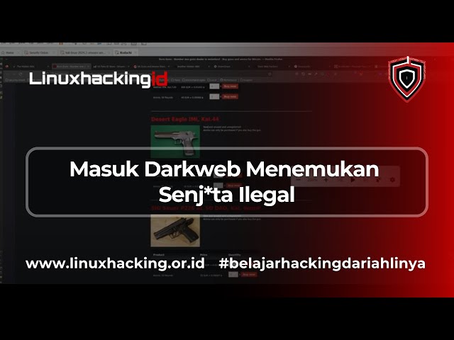 Masuk Darkweb Menemukan Senj*ta illegal