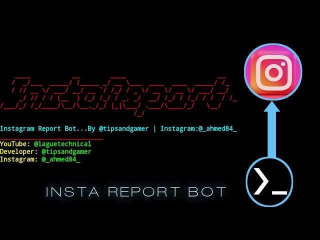 Instagram fastest automatic mass report sender python bot 