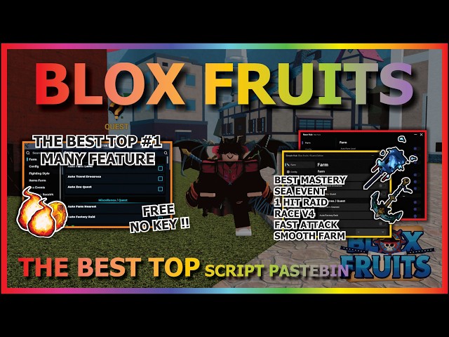 BLOX FRUITS Script No Key 2026 AUTO FARM, FAST ATTACK, MASTERY, SPAWN FRUIT, SEA EVENT, V4 (BEST)