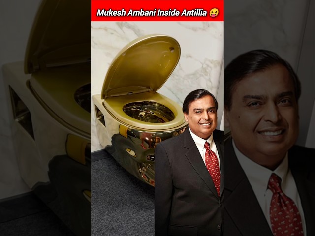 Mukesh Ambani inside Antillia 😝#mukeshambani #antilia #ytshorts #shortvideo