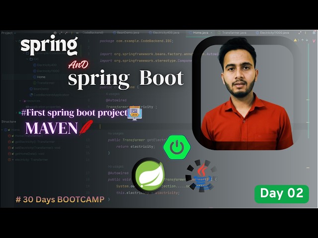 Spring Boot Masterclass - Class 01 | Spring vs Spring Boot, Maven & First App