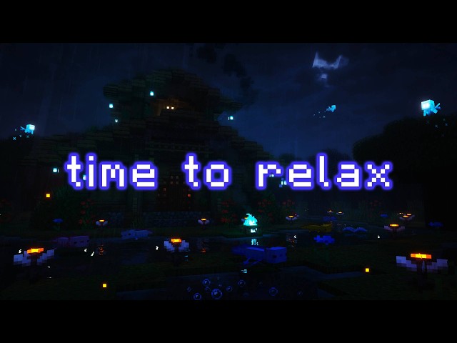no need to rush anymore... (minecraft music & rain)