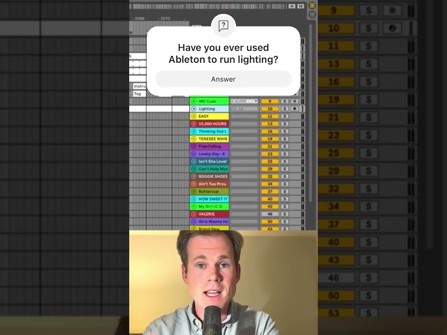 Ableton + lightkey = PERFECT #abletonlive #musicproducer #lightingdesign