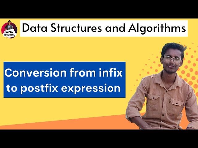 prefix, infix, and postfix expressions || Conversion from infix to postfix expression ||