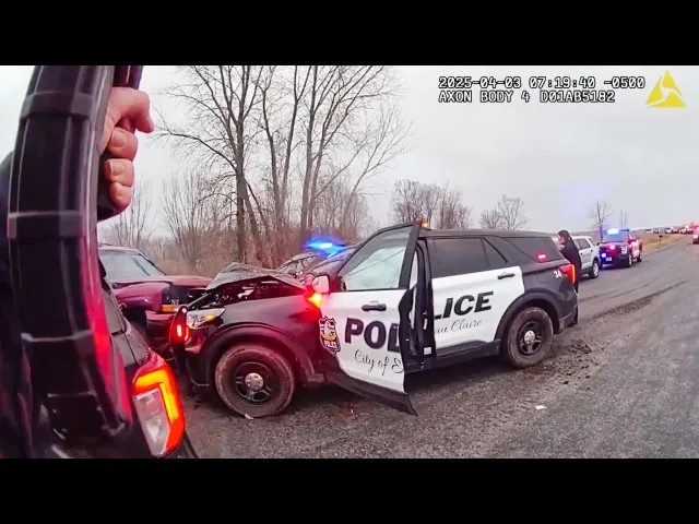 Police Chase Leaves 6 Patrol Cars Wrecked