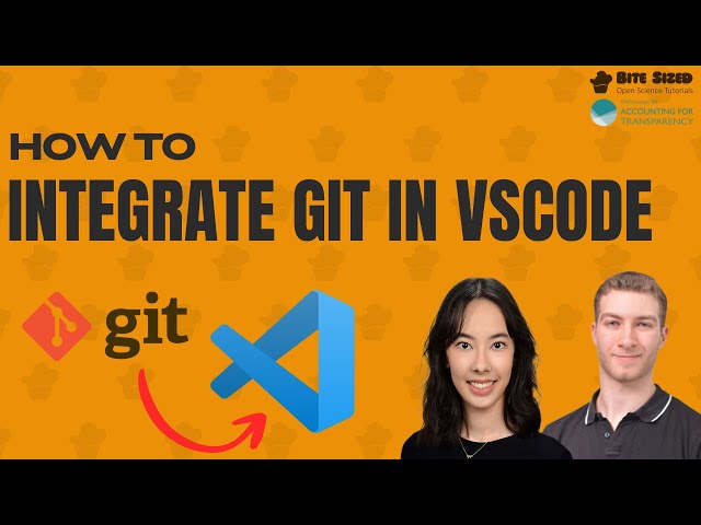 Git Integration in VSCode | Open Science Tutorials