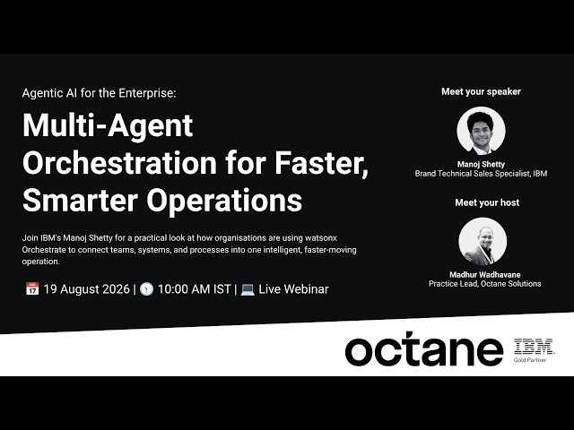 Agentic AI for the Enterprise: Multi-Agent Orchestration for Faster, Smarter Operations
