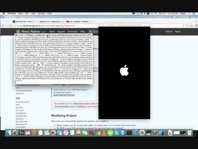 React Native Installation on MAC Part 2