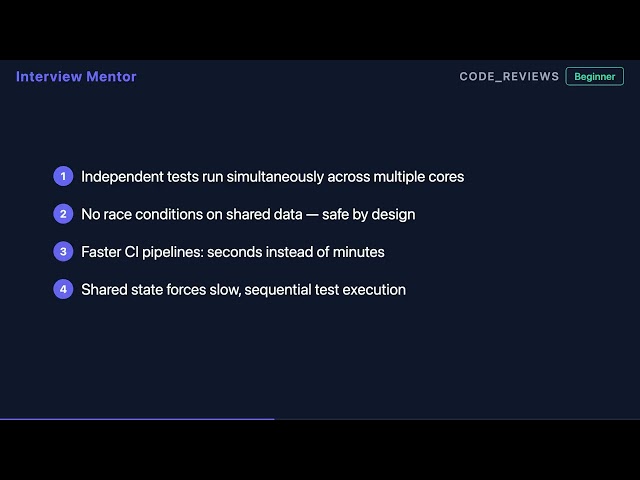 Why Is Test Isolation Important? | Code Reviews