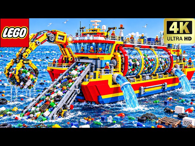 LEGO Automatic Drain Cleaning Machine🚧 | LEGO Creative Toys