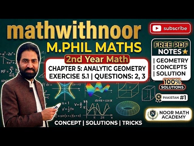 12th Class Math Exercise 5.1 Q2 & Q3 | Chapter 5 Complete Solution | 2nd Year Math
