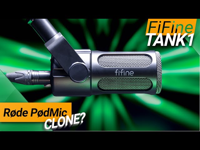 Better than the Røde PodMic? FiFine Tank1 Mic Review (ft. K669D, PodMic, SM7b, Q9X, ZDM-1)