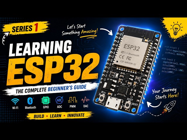 ESP32 Tutorial for Beginners | What is ESP32? Complete Guide with Real-Life Examples | Series #1