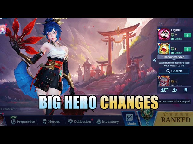 Advance Server Patch: Kaja, Ruby, Zhuxin, Ling Buffed