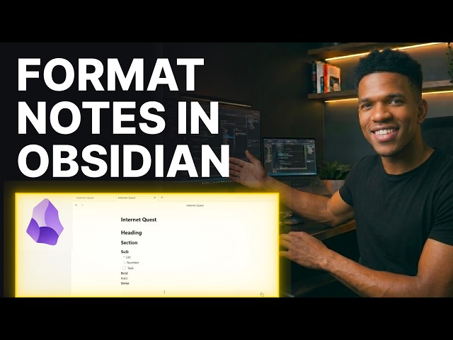 How to Format Notes in Obsidian Basic Markdown (2026) | Step-by-Step