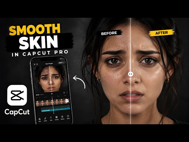 How to SMOOTH SKIN in CapCut Video Editing