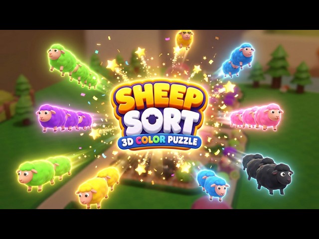 Sheep Sort: 3D Color Puzzle Mobile Game | Gameplay Android